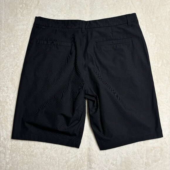 Lululemon Mens Commission Short Relaxed 11" Size 34 Warpstreme Black On the Move - Picture 8 of 13